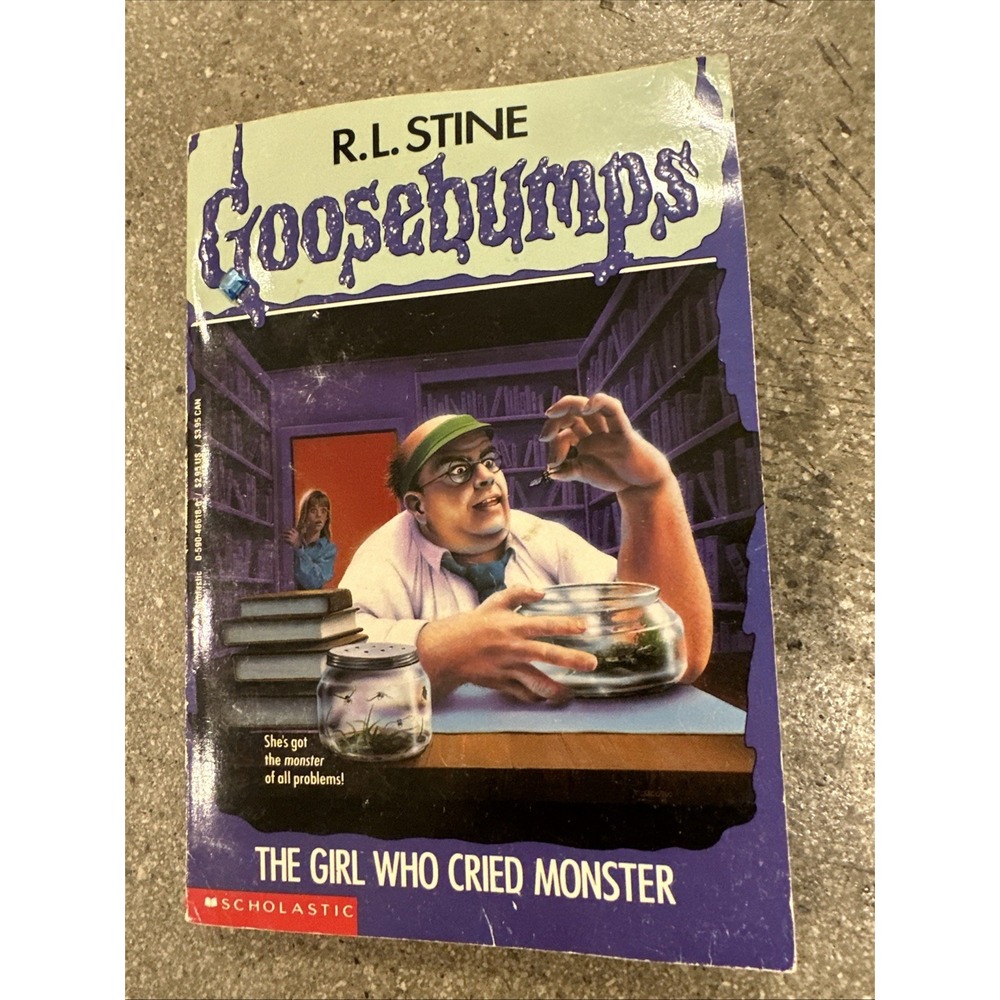 Goosebumps #8 The Girl Who Cried Monster R.L Stine 1st Print May 1993 Scholastic